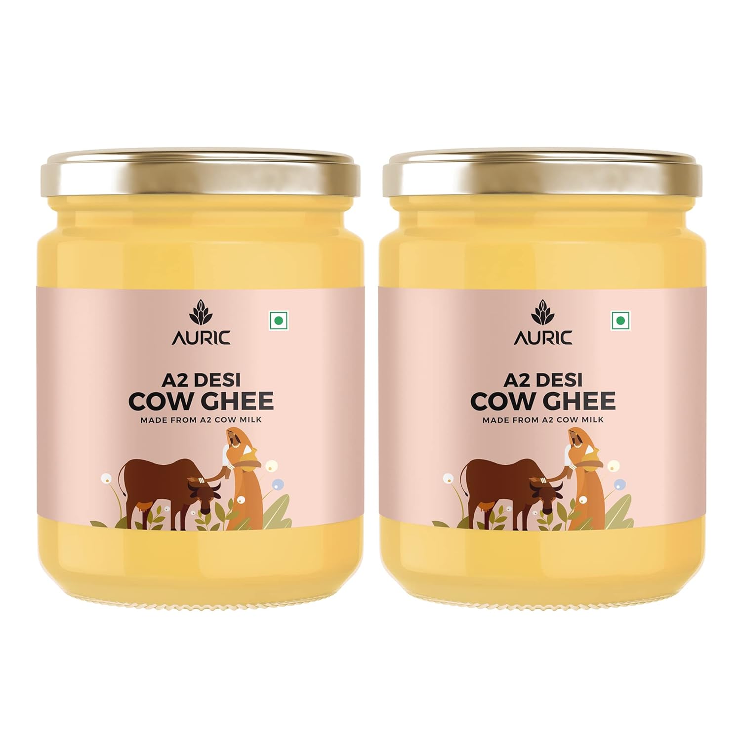 Auric Bilona Cow Ghee 1 Litre Glass Jar image 8