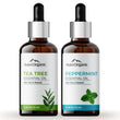 Aravi Organic Tea Tree And Peppermint Essential  oil For Women and Men -15 ml image 1