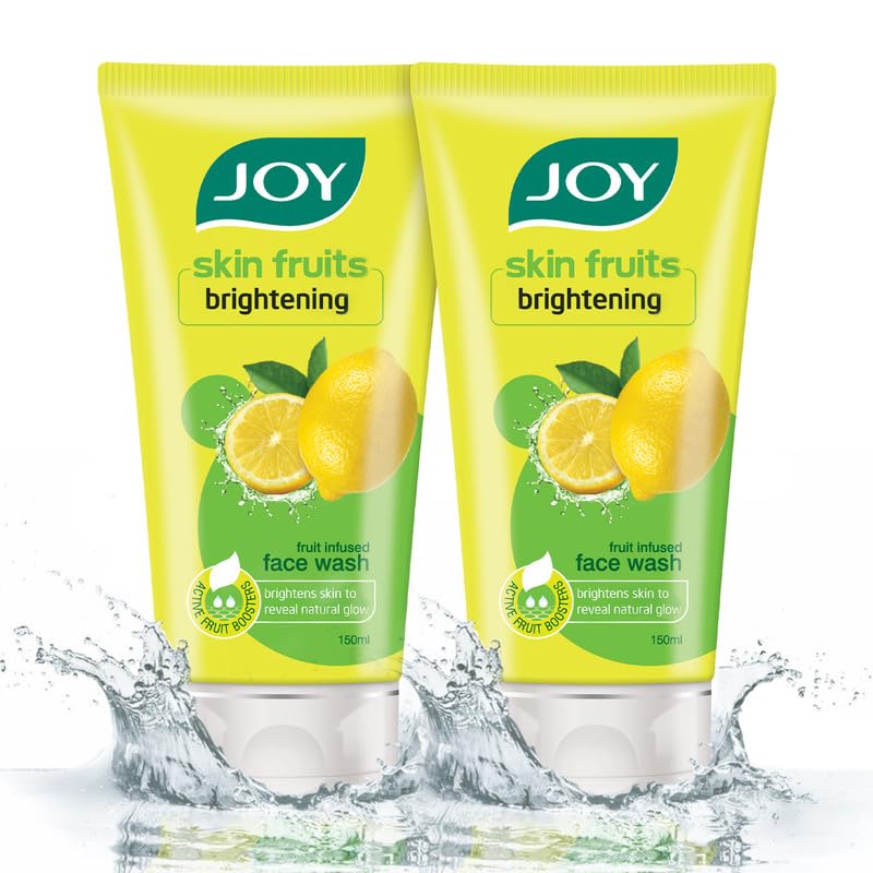 Joy  Lemon Face Wash pack of 2 (2X100ml) Vitamin C For Naturally Glowing Skin image 4
