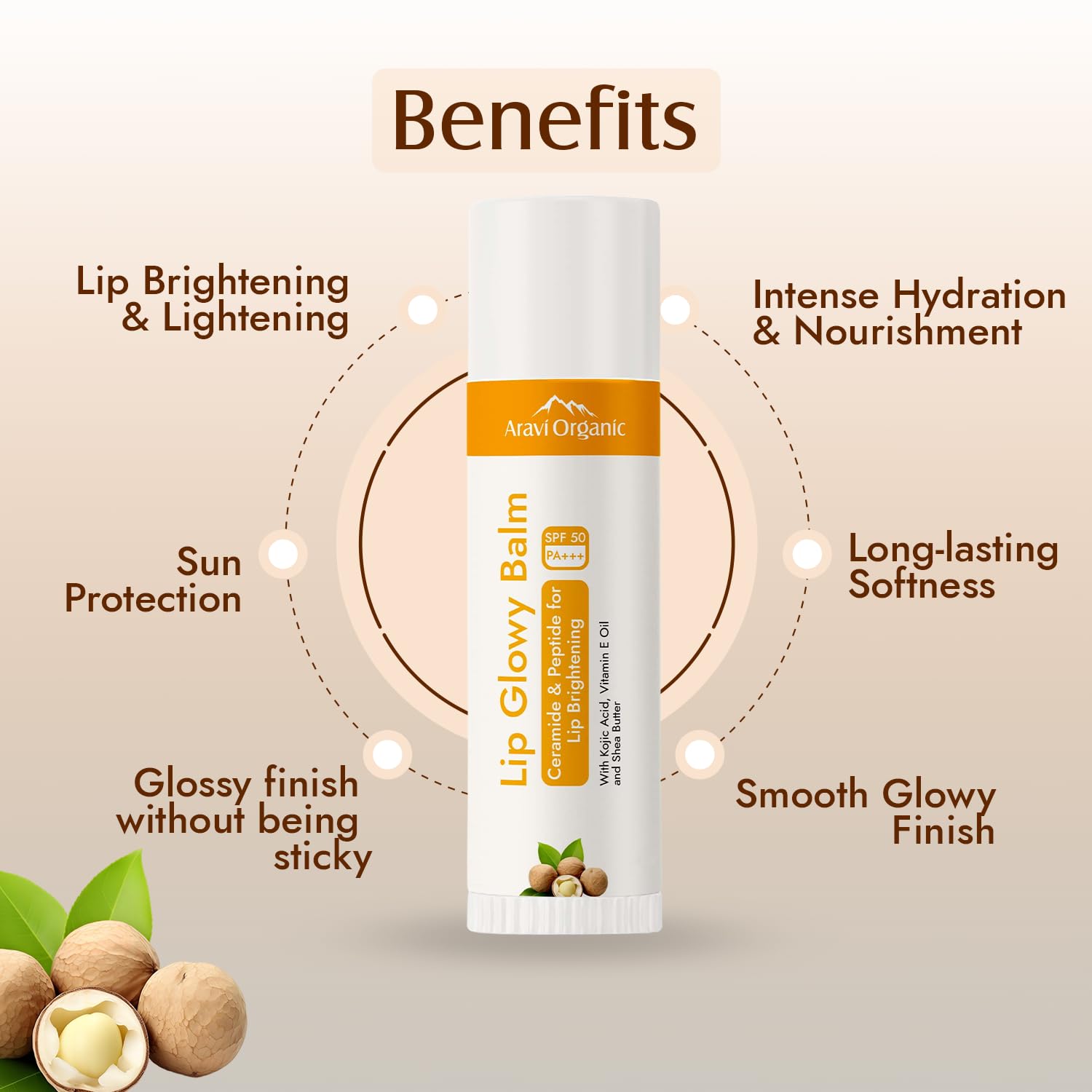 Aravi Organic SPF 50 Lip Balm – 5g image 2
