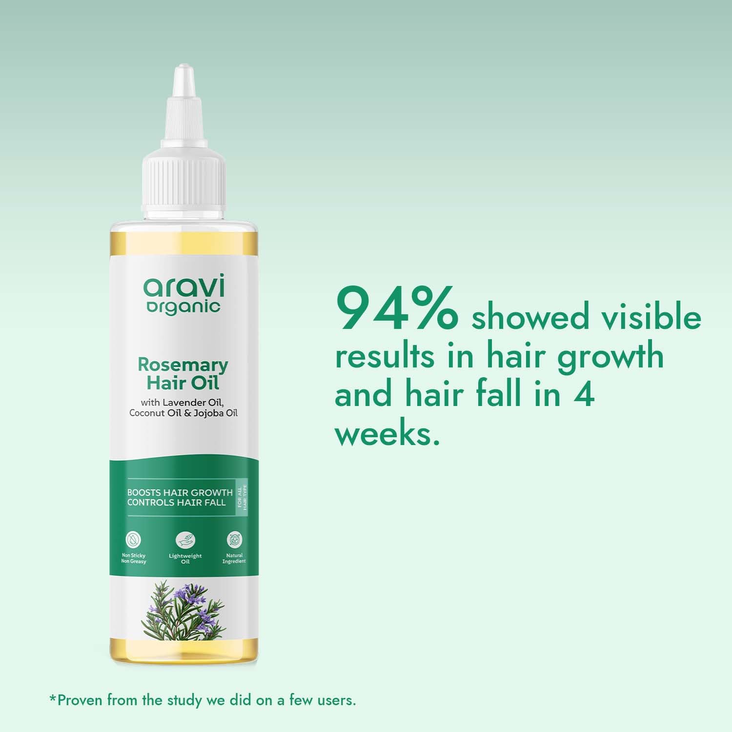 Aravi Organic Rosemary Lavender Hair Oil  - 200 ml image 5