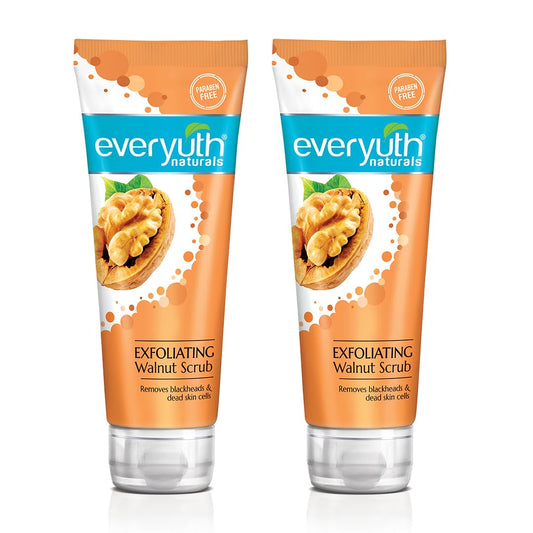 Everyuth Naturals Exfoliating Walnut Scrub Gentle Face Scrub | 100Gm(Pack Of 2) image 1