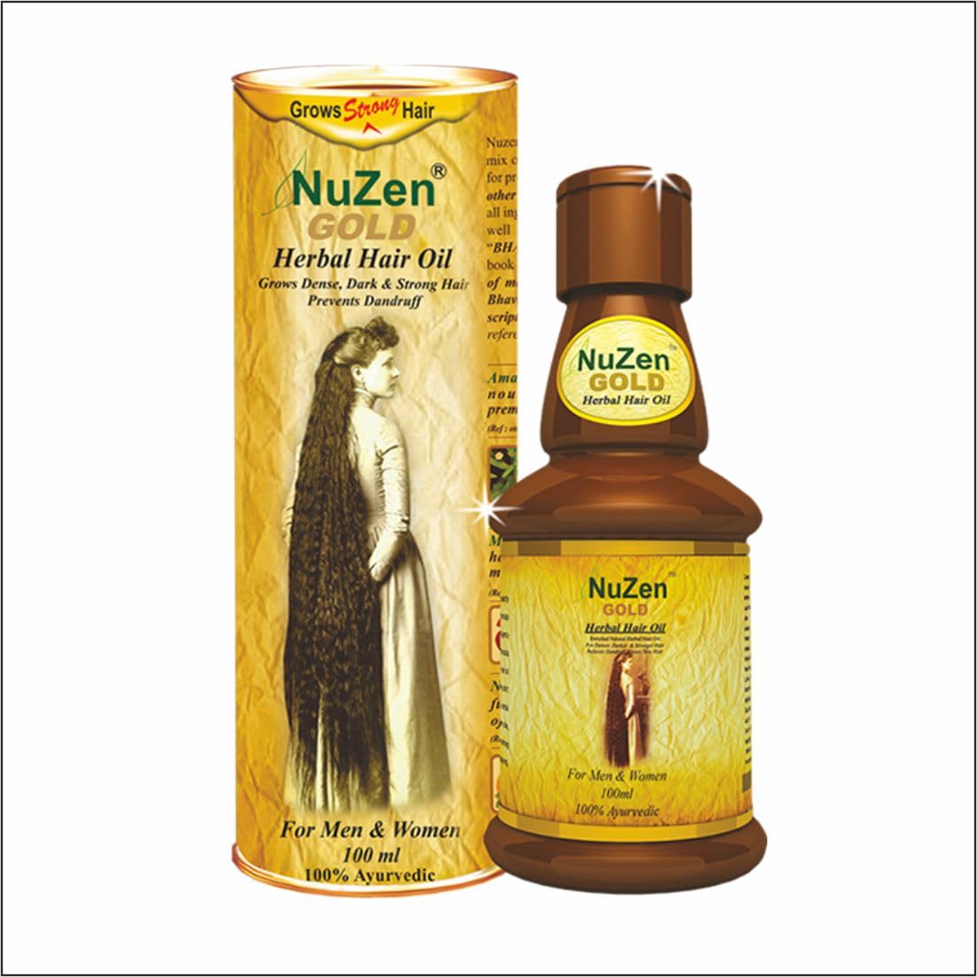 Nuzen Gold Herbal Hair Oil -100 ml image 1