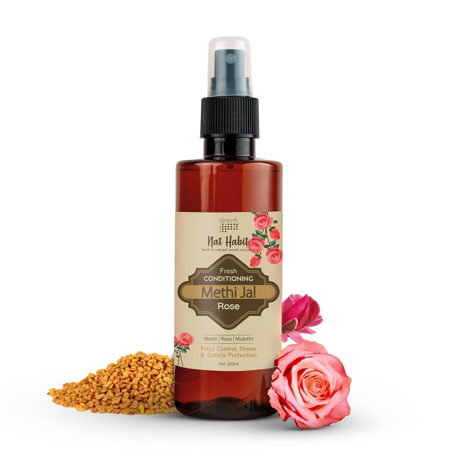 Nat Habit Chamomile Conditioning Methi Jal - Hair Serum 200ml image 3