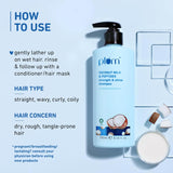 Plum Coconut Shampoo for Dull Hair with Coconut Milk and Peptides for Strong & Shiny Hair :- 250ml image 6