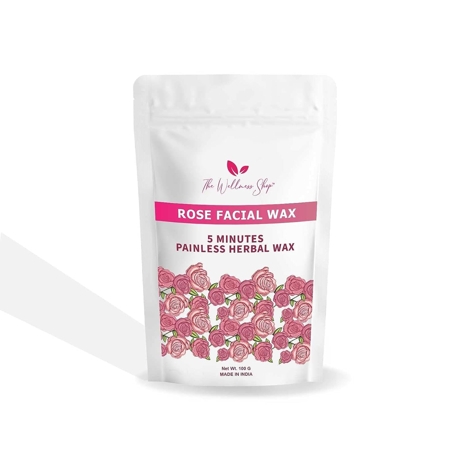 The Wellness Shop Rose Facial Wax Powder - 100 gms image 1