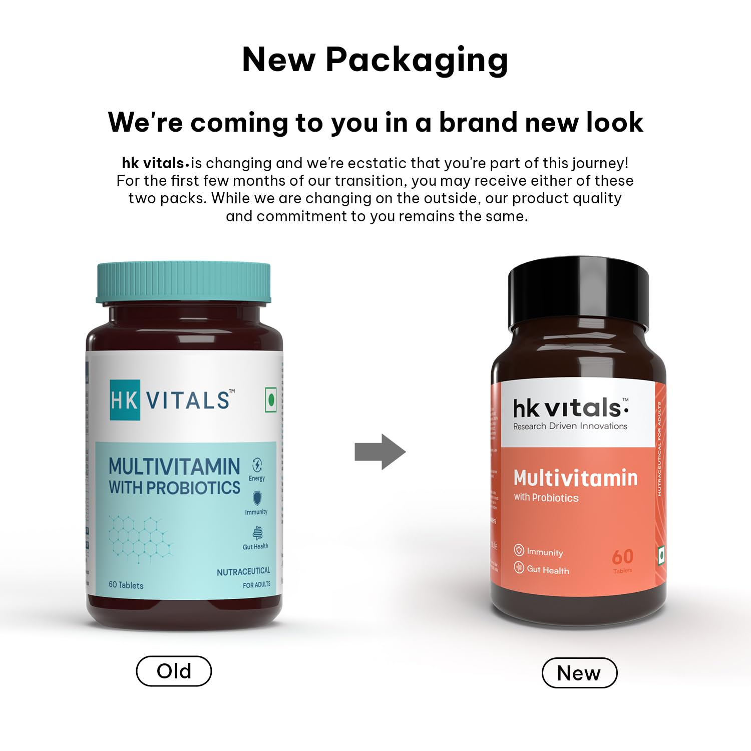 HealthKart hk vitals Multivitamin with Probiotics (60 Tablets) image 4