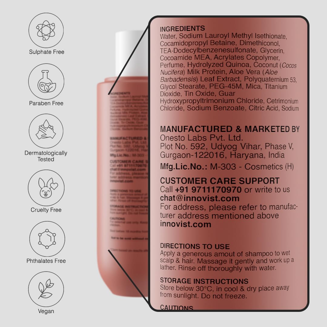 Bare Anatomy Hair Colour Protect Shampoo,Protein For Dry & Frizzy Coloured Hair For Unisex,-  250ml image 4