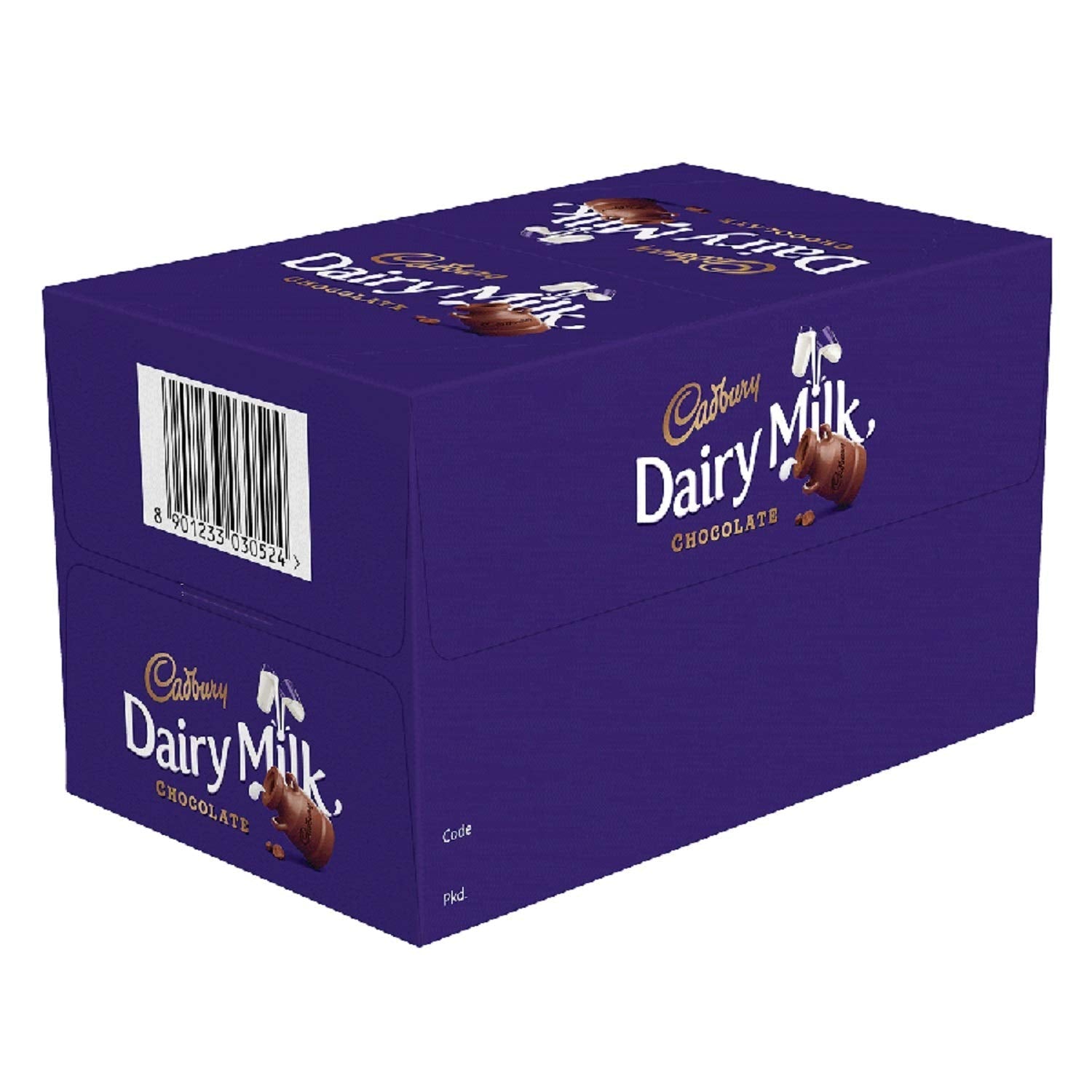 Cadbury Dairy Milk Chocolate Bar 6.6g – Pack of 72 | Creamy Milk Chocolate Treats image 1