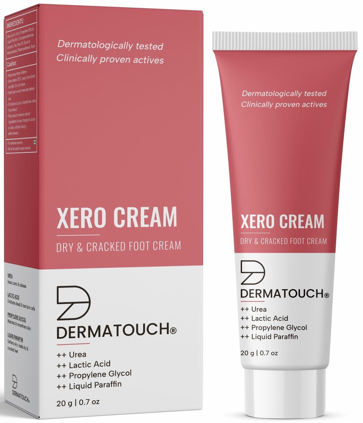 DERMATOUCH Xero Cream | Specially for Dry & Cracked food Cream -20G image 1