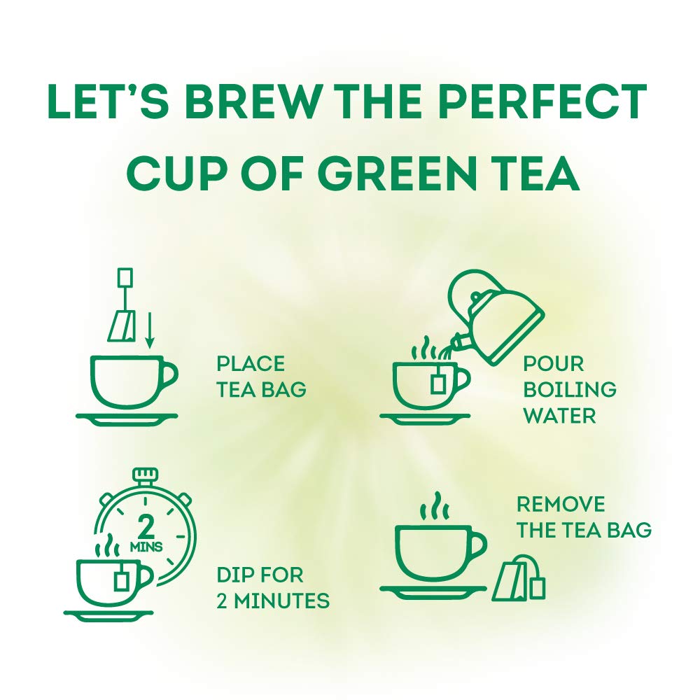 Lipton Honey Lemon Green Tea Bags, - 25 Pieces image 4