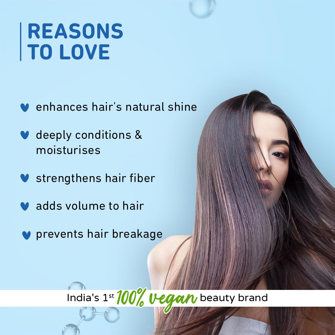 Plum Coconut Hair Mask  For Rough, Dry And Frizzy Hair  With Coconut Oil, Peptides & Shea Butter :-  200GM image 2