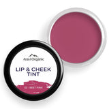 Aravi Organic Lip and Cheek TintChapped Lips, Blush & Eyeshadow Fo All Skin Types - 8 gm image 2
