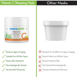 Mamaearth Vitamin C Sleeping Mask with Aloe Vera for Skin Illumination- 100 gm image 4