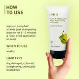 Plum Olive Hair Mask For Damaged Hair Coloured Hair, Salon Treated Hair :-250Gm image 3