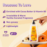 Plum BodyLovin' Vanilla Caramello Body Lotion  Cocoa Butter & Vitamin B5 For Deep Moisturization :- 240 ml image 8