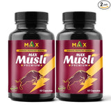 Max Ayurveda Musli Premium For Men - 60 Capsules - Pack Of 2 image 1