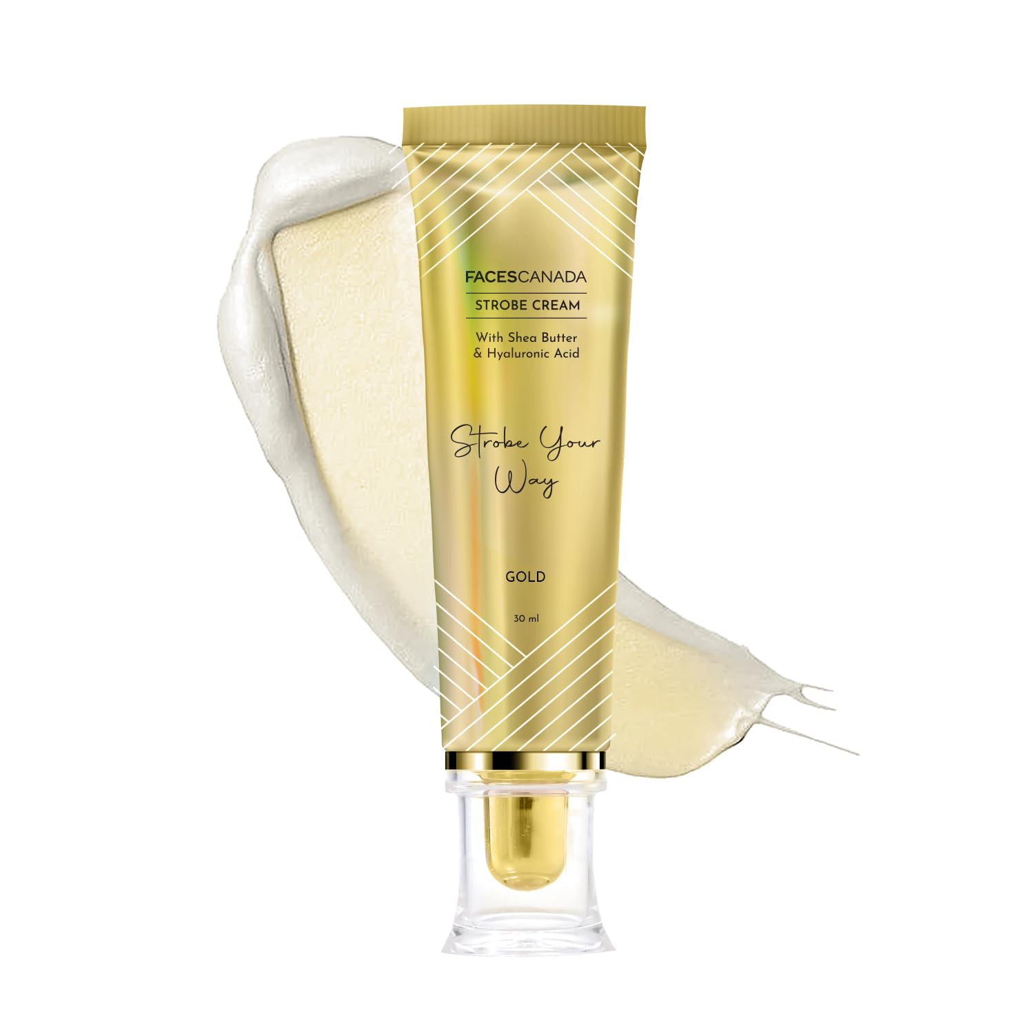 FACES CANADA Strobe Cream  Primer + Highlighter + Moisturizer - 30gm  Illuminating & Glowing Makeup Base image 2