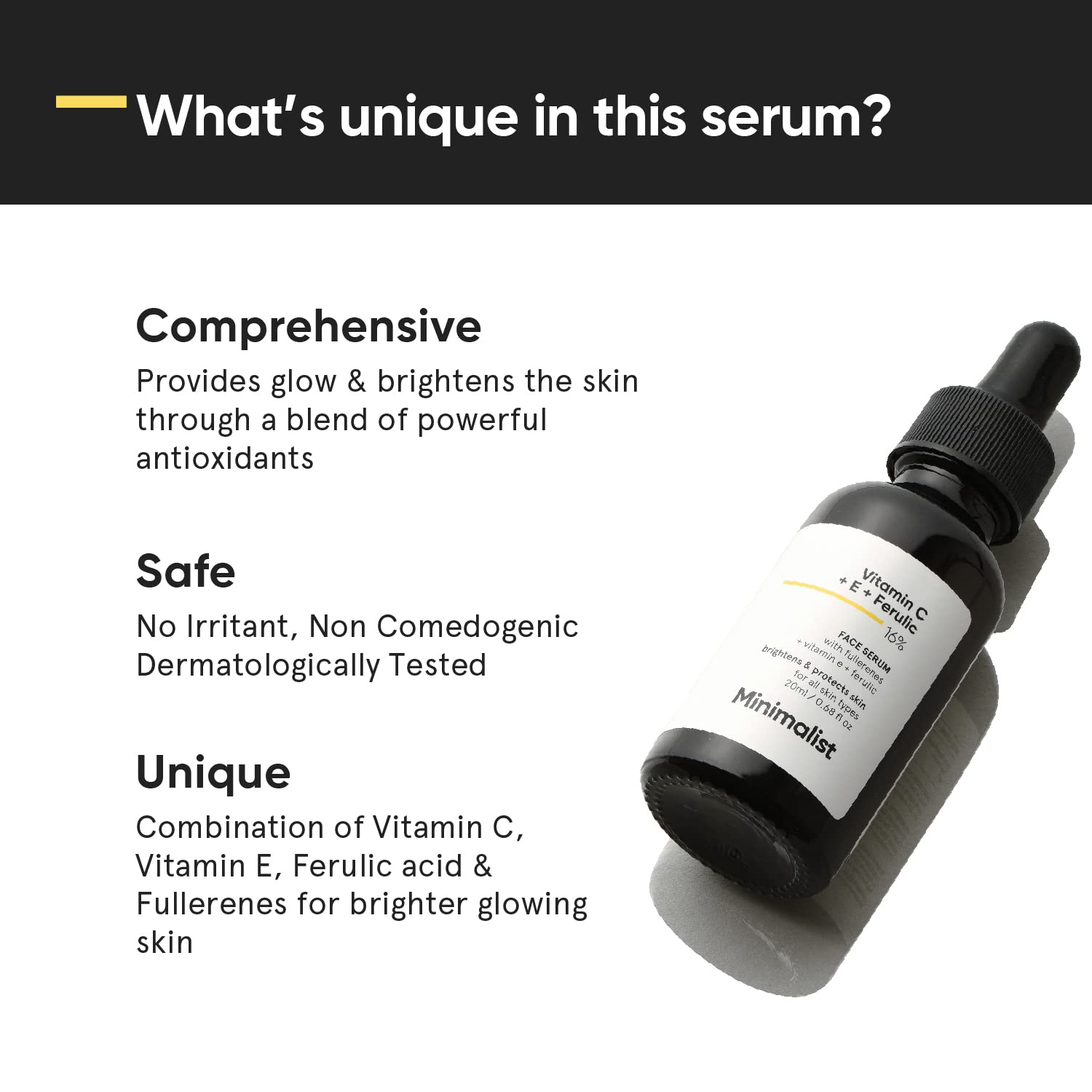 Minimalist Skin Brightening & Uneven Skin Tone | For Women & Men | 20 ml image 3