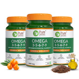 Pure Nutrition Naturals Omega 3-5-6-7-9 with Seabuckthorn Oil & Flaxseed Oil - 30 tabs image 3