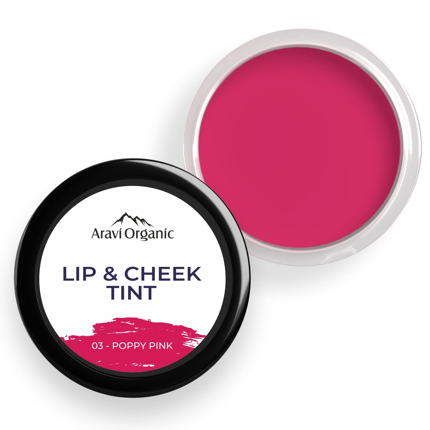 Aravi Organic Lip and Cheek TintChapped Lips, Blush & Eyeshadow Fo All Skin Types - 8 gm image 5