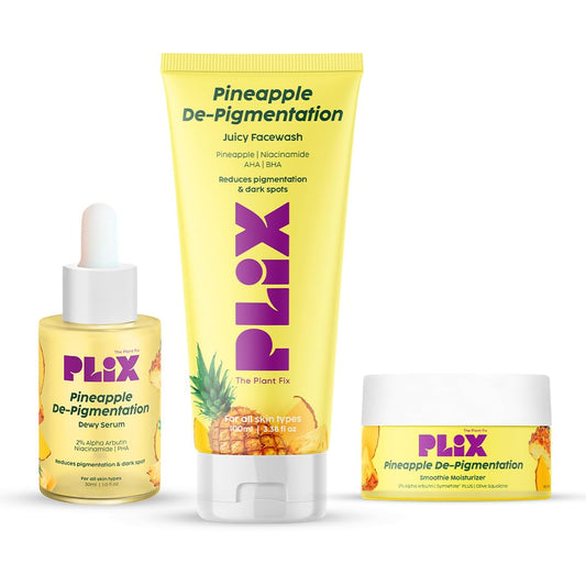 PLIX Cleanser, Facewash Serum and Moisturizer Combo Pack of 3 image 1