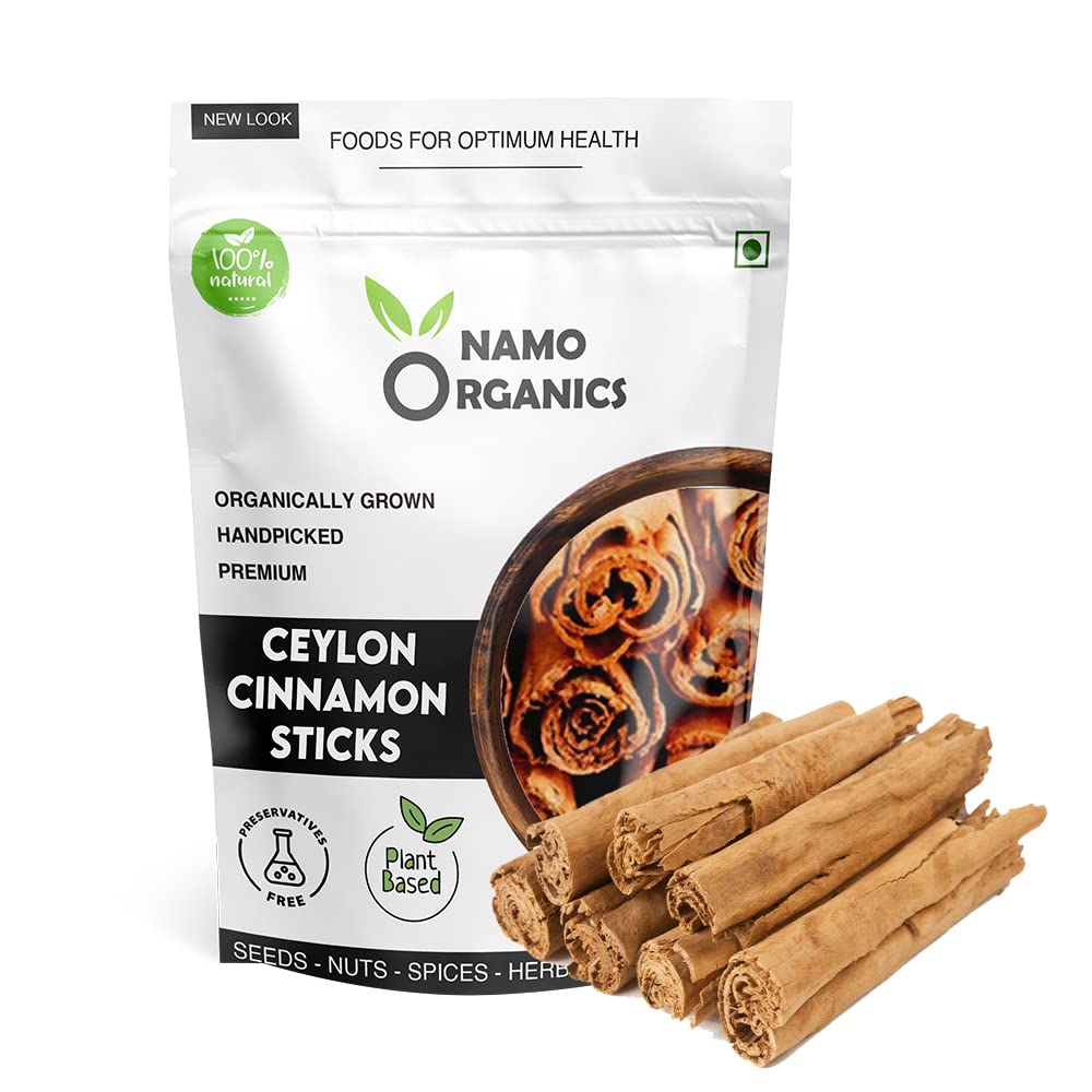 Namo Organics Ceylon Cinnamon Sticks-100gm image 1