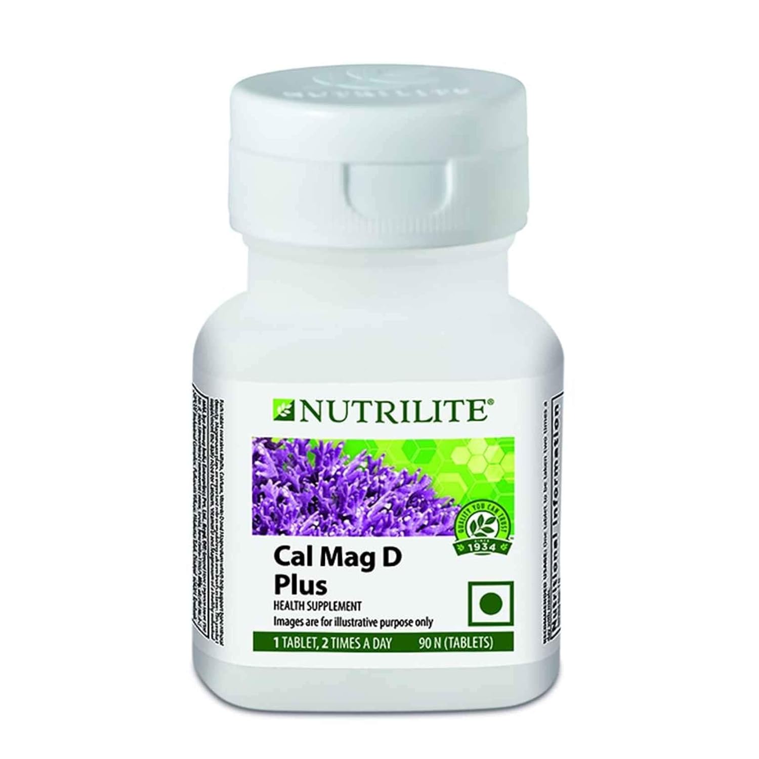 Authentic Amway Nutrilite Cal Mag D Plus: Pure Vegetarian Bone & Muscle Support image 1