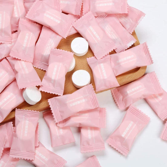Crizer Compressed Facial Face Sheet tablets Outdoor Travel Portable Face Towel-(50Pcs) image 1