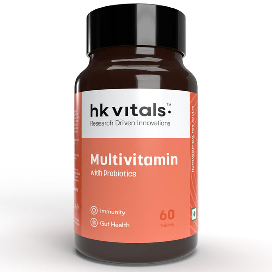 HealthKart hk vitals Multivitamin with Probiotics (60 Tablets) image 1