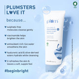 Plum Simply Bright 2% Niacinamide Face Wash With Rice Water Brightens Skin :- 100ml image 4