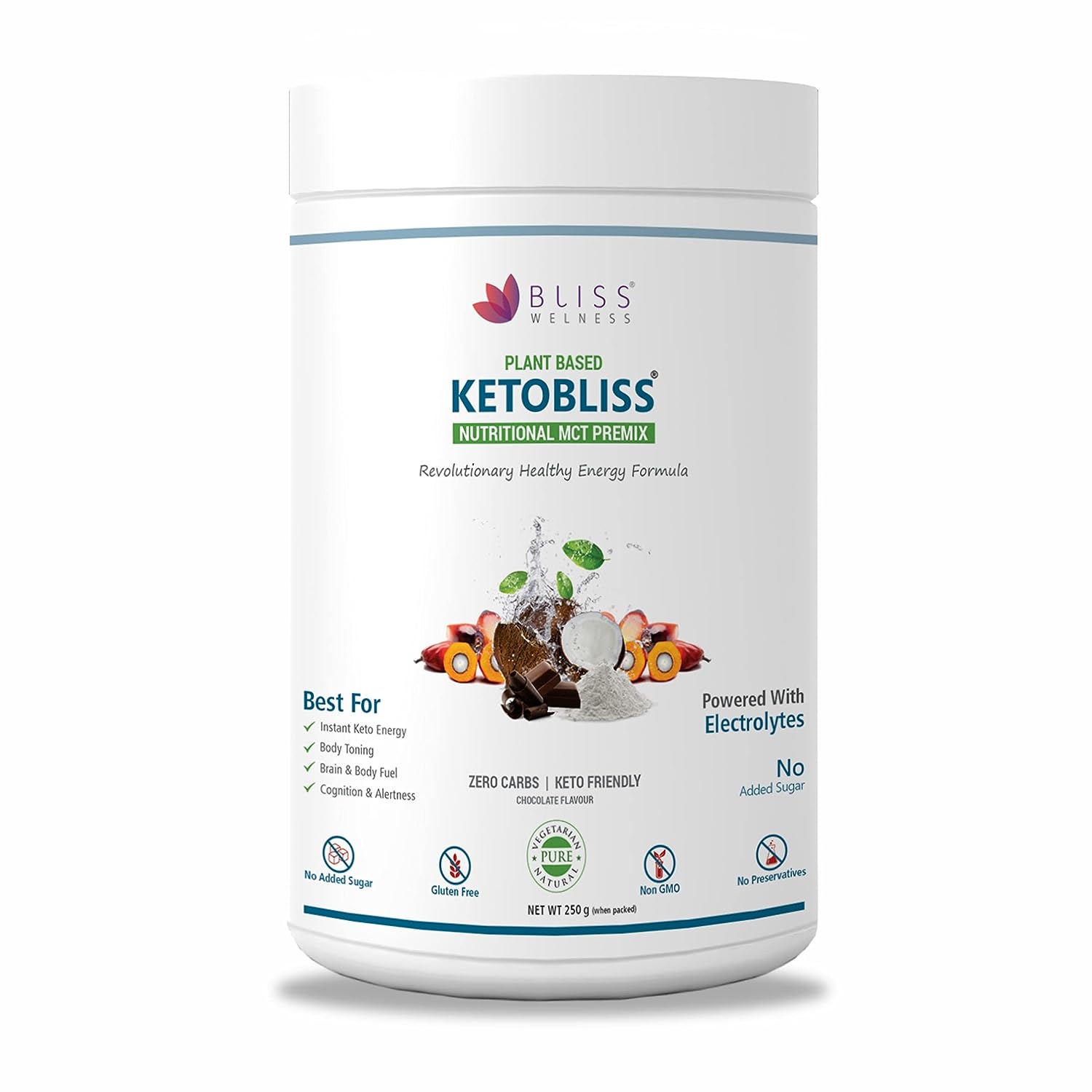 Bliss Welness Keto MCT Oil Powder image 1
