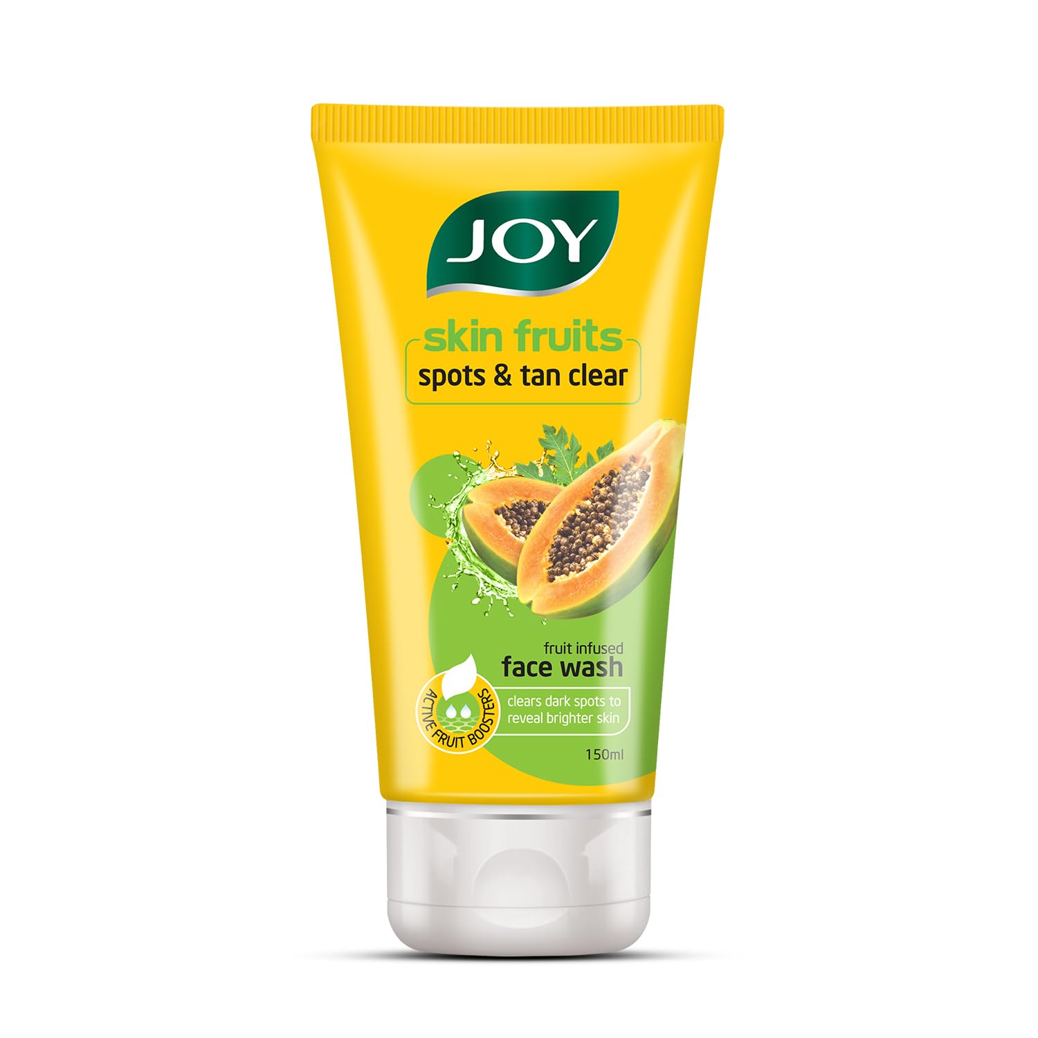 Joy Tan Removal Papaya Face Wash (2X150ml) pack of 2 Removes Dark Spots & Tan For Clean & Glowing Skin | Suitable for All Skin Types image 4