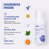Plum 1% Encapsulated Salicylic Acid Foaming Face Wash – Deep Cleansing & Gentle Exfoliation (110ml) image 4