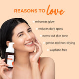 Plum Vitamin C Foaming Face Wash with Mandarin For Gentle Cleansing 110ML image 3