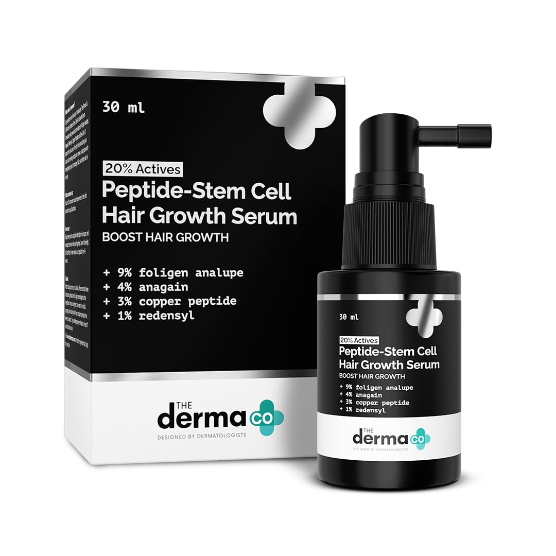 The Derma Co. 20% Actives Peptide Stem Growth Serum- 30ml image 1
