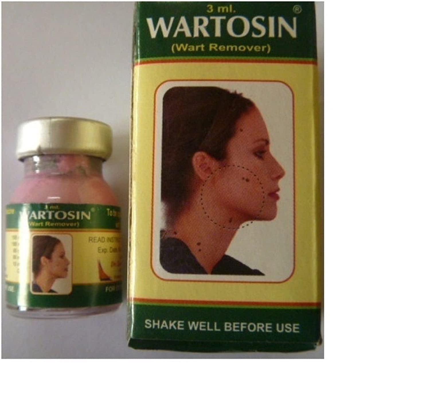 Wartosin (wart remover) Unique Herbal Formulation 3ml image 1