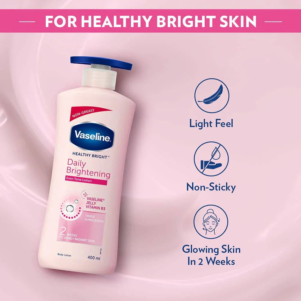 Vaseline Healthy Bright Daily Brightening Body Lotion -100 ml image 6