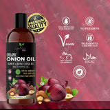 Luxura Sciences Organic Onion Hair Oil -250 ml image 3