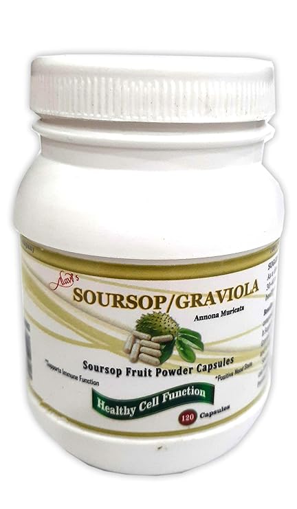 Alavi Soursop/Graviola Fruit - 135 capsulesc image 1