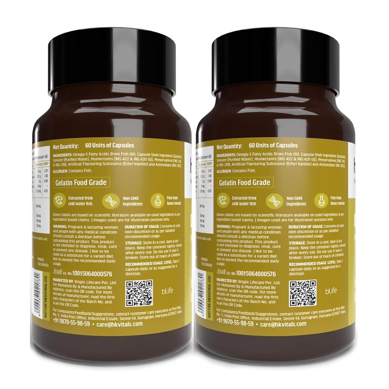 HealthKart hk vitals Salmon Omega 3 (60 Capsules) | image 5