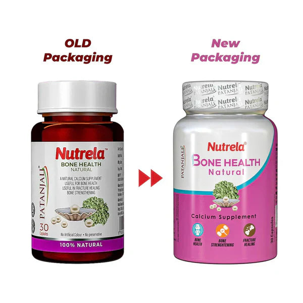 Patanjali Nutrela Bone Health Natural Capsules - 30 caps image 2