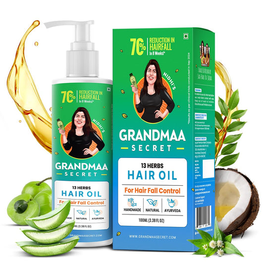 Nidhi's Grandmaa Secret 13 Herbs Hair Oil  100ml image 1