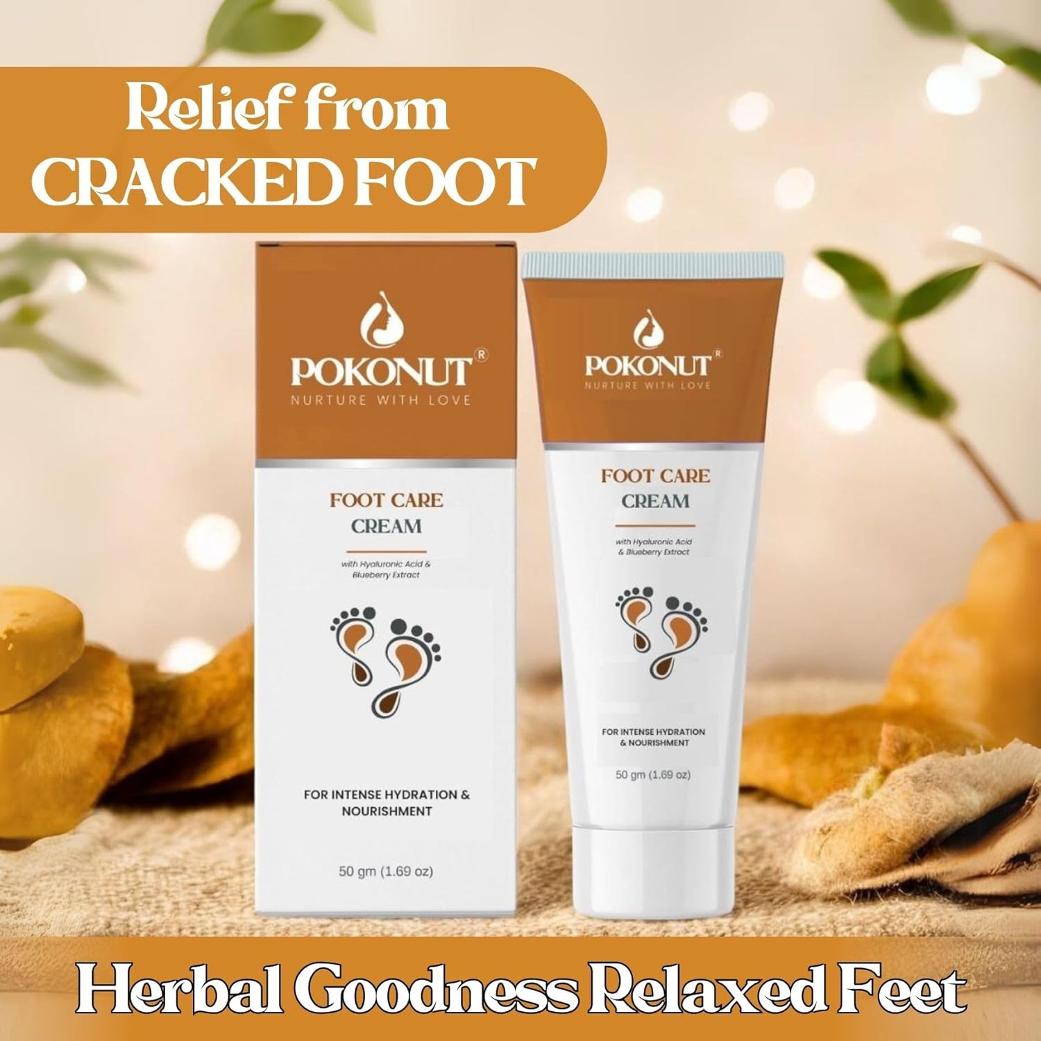 Pokonut Foot Care Cream  (50 G) image 3