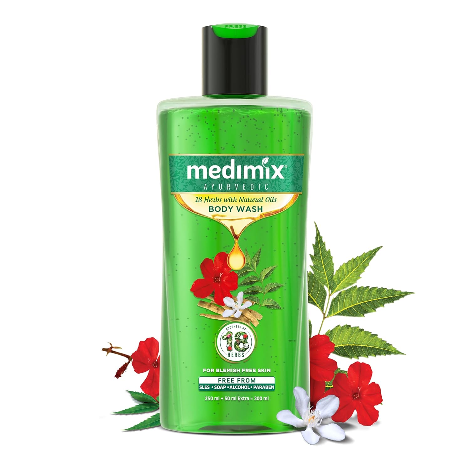 Medimix Ayurvedic Bodywash 18 Herbs & Natural Oils  hower Gel image 1