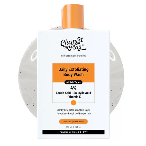 Chemist At Play Exfoliating Body Wash, 4% Salicylic Acid, Vitamin E and Lactic Acid image 6