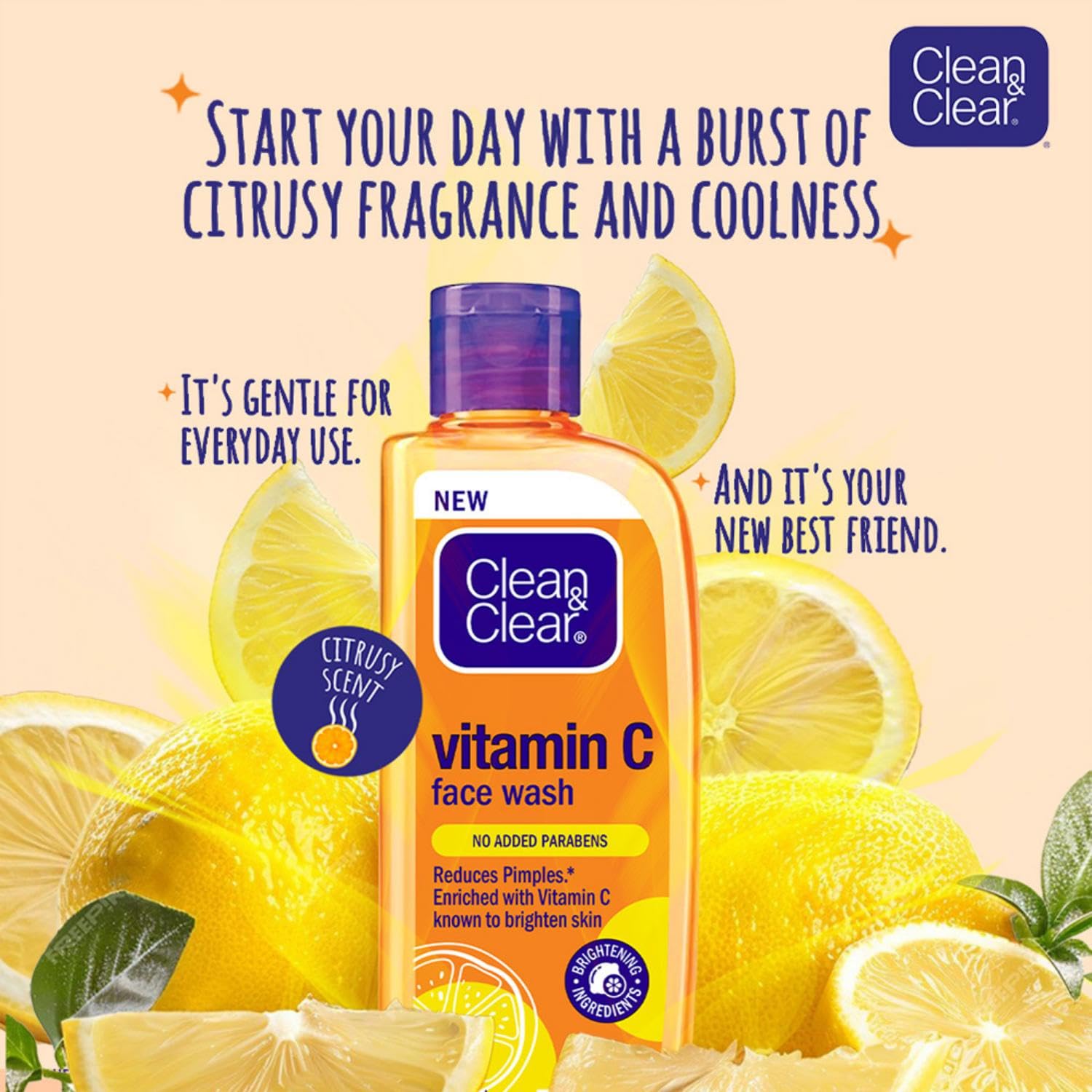 Clean & Clear Vitamin C Face Wash 150ml image 4