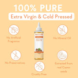 WishCare Premium Cold Pressed Castor Oil -200 ml image 3