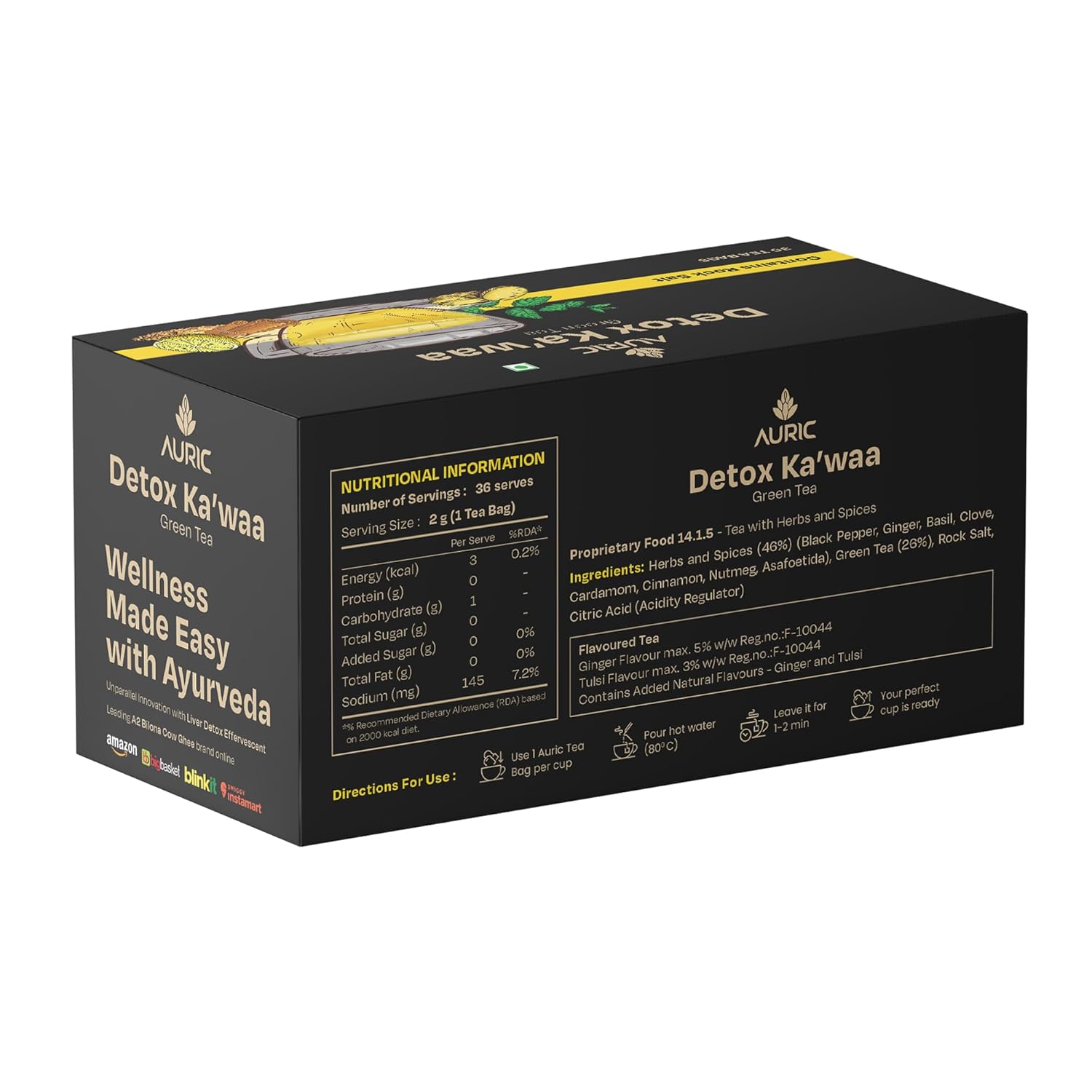 Auric   Moringa Masala Tea - Black Tea from Assam & Darjeeling image 4