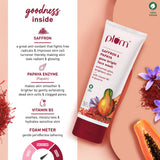 Plum Saffron & Papaya Glow Brightening Face Wash  :- 100 ml image 4